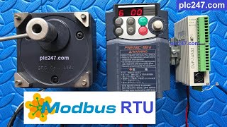 DVP 14SS2 quotModbus RTUquot Fuji Frenic Tutorial [upl. by Neeroc594]