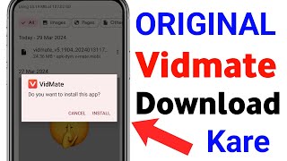 Original Vidmate Download Kare  Vidmate Download Kaise Kare  How To Download Original Vidmate [upl. by Bobina]