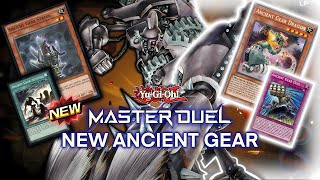 ANCIENT GEAR WITH NEW SUPPORT UPDATED VS META DECKS  YUGIOH MASTER DUEL [upl. by Haelat]