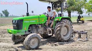 अगर सभी ट्रेक्टर करने लग जाए ये काम तो बात बन जाए मजे बांध दिए Indo farm 3055 NV 60Hp Tractor review [upl. by Templa]