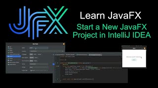 JavaFX Tutorial Start a new JavaFX project in IntelliJ IDEA [upl. by Fillbert787]