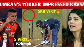 Umran Malik bowling in ipl🔥 Umran Malik bowling speed 153kmph Umran Malik bowling Vs GT Vs SRH [upl. by Leod607]