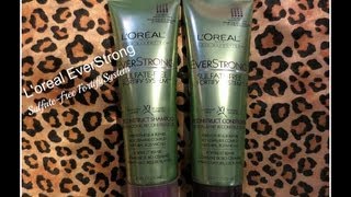 Review  Loreal EverStrong Sulfate Free Shampoo amp Conditioner [upl. by Dumond55]