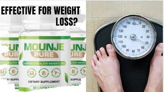 Mounje Pure Reviews Is this weight loss supplement worth buying [upl. by Yenttirb]