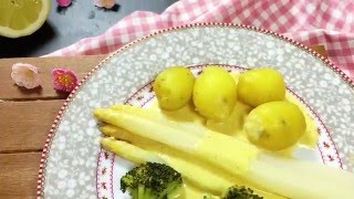 OfenSpargel mit Sauce Hollandaise [upl. by Ahtamas]