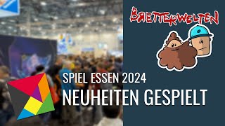 Wir haben Brettspielneuheiten angespielt  Spiel Messe in Essen 2024 [upl. by Tillio]