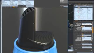 Luxology Modo  Hair foam dispenser  Introduction [upl. by Eneleoj]