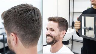 Como Fazer Corte Social Masculino Para Iniciantes FÁCIL e RÁPIDO 💈 Com Farley Santiago [upl. by Llenrod811]