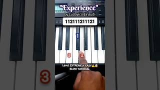 Experience Piano Tutorial by Ludovico Einaudi pianotutorial easypiano experience [upl. by Annayat926]