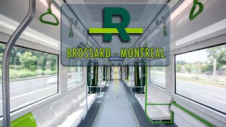 REM de Brossard à la Gare centrale au complet [upl. by Llennoj]