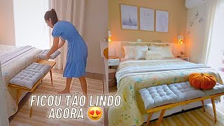 DICAS PARA DECORAR UM QUARTO E DEIXAR LINDO GASTANDO POUCO [upl. by Frederica]