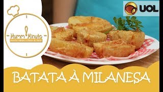 BATATA À MILANESA É PETISCO IDEAL PARA HORA DA FOME [upl. by Esmerolda95]