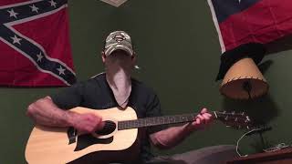 Long Haired Redneck David Allan CoeCover by The Mysterious Cover Cowboy [upl. by Anilah]