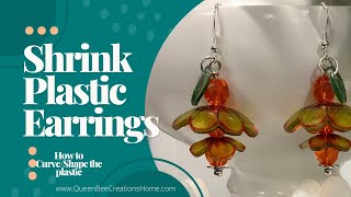 Making Earrings from Shrinky Dink Plastic [upl. by Rodrigo66]