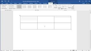 How to insert horizontal line in table cell in Word [upl. by Kenyon]