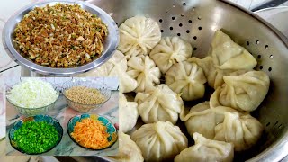 वेज मोमोज  Veg Momos Recipe in Hindi  Momos Kaise Banate Hain  Soyabean Momos Banane ki Vidhi [upl. by Gunar211]