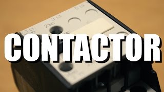 ¿Qué es un contactor  Tutorial básico  ejemplo  Sencillo y demostrativo [upl. by Sansbury]