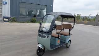 3 Wheel Electric Mobility Scooter Citycoco Electric Scooter with top roof JLM202005 [upl. by Ylecara]