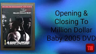 Opening amp Closing To Million Dollar Baby 2005 DVD [upl. by Hocker858]