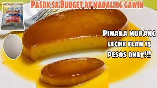 Pinaka murang leche flan 15 pesos onlyUsing rice cooker steamerSulit sa sarap yummy and delicious [upl. by Anawik465]