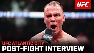 Nate Landwehr PostFight Interview  UFC Atlantic City [upl. by Tully]