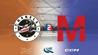 Rebels v Mates  Div 2  18th November  iceHQ Rec League ice hockey [upl. by Eniale]