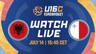 3RD Place Game  Albania v Malta  Full Basketball Game  FIBA U16 Womens EuroBasket 2024 Div C [upl. by Anirbys764]