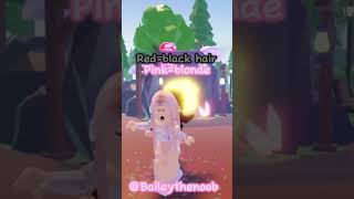 Redblack hair pinkblonde hair robloxedit blowup edit tdd3 trending shorts roblox [upl. by Andi]