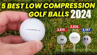 5 Best Low Compression Golf Balls In 2024 Slow Swing Speed Golf Balls [upl. by Ataliah]