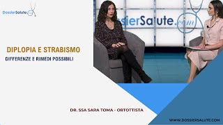 Diplopia e Strabismo differenze e rimedi  Drssa Sara Toma ortottista [upl. by Eisso]