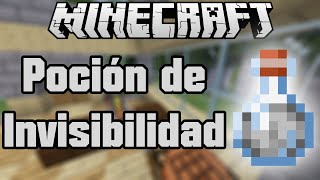 Minecraft121 Como hacer una poción de invisibilidad y mejorarla [upl. by Fidele]