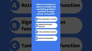 Which method helps prevent vanishing gradients in deep networks [upl. by Aeht731]