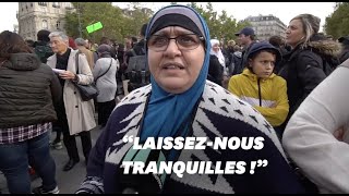 Contre lislamophobie ces femmes voilées veulent juste être quottranquillesquot [upl. by Belloir]