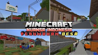 SHARE ‼️ MAP NUANSA INDONESIA PERUMAHAN DESA For Mcpe V 120 [upl. by Melly]