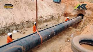 Watch us lay pipes underground to minimize traffic disruptions and keep the road running [upl. by Wun355]