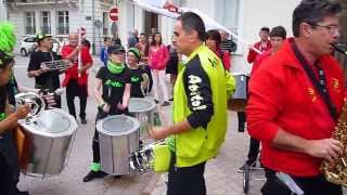 Lincendie à Rio par Apito Samba fusion et les Bomberos de Ganac  Luchon fête des fleurs 2013 [upl. by Eerised]