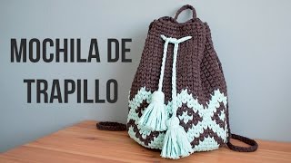 Mochila Boho de trapillo [upl. by Smiley]