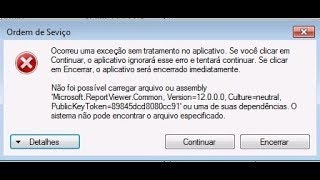 Erro ReportViewer c Visual Studio Microsoft ReportViewer Common Version12 0 0 0 RESOLVIDO [upl. by Matti]