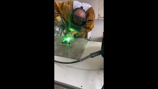 04mm Aluminum welding with Pulse MIG by MIG 230 [upl. by Cj]