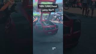 Twin Turbo Diesel in a Lamborghini [upl. by Obeng328]