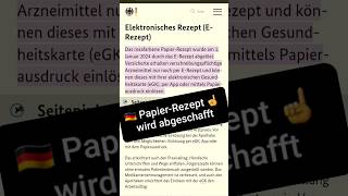 ERezept in Apotheke pflicht 💊 Gematik App statt Papierrezept ab 112024 [upl. by Garrick797]