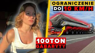 GABARYTY MAMY OGRANICZENIE DO 10kmh OVERSIZE TRANSPORT We have a 10kmh LIMIT [upl. by Mcwilliams]