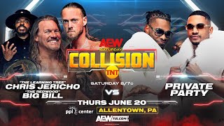 AEW Collision preview June 22 2024 [upl. by Ronyam594]