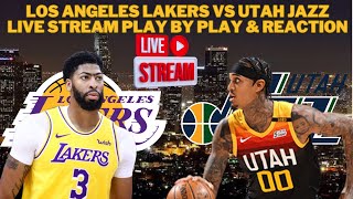 Los Angeles Lakers Vs Utah Jazz LIVE Play By Play amp Reaction NBA [upl. by Ammadas900]