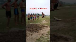 Long jump commando assam police commando longjumppractice [upl. by Neruat]