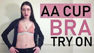 Best Bras For Small Breasts  AA Cup Bra Try On [upl. by Conte]