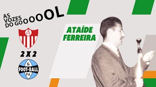 Guarany de Bagé 2 x 2 Grêmio 1962  Ataíde Ferreira  Áudio Raro [upl. by Nevaed]