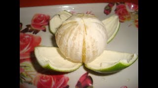 How to Peel Sweet lime Mosambi within a minute [upl. by Ynehteb]