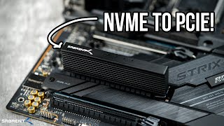 SABRENT NVMe M2 SSD to PCIe X16X8X4 Card [upl. by Laved]