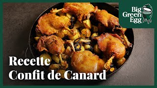 Confit de Canard  Recette  Big Green Egg France [upl. by Gerty]